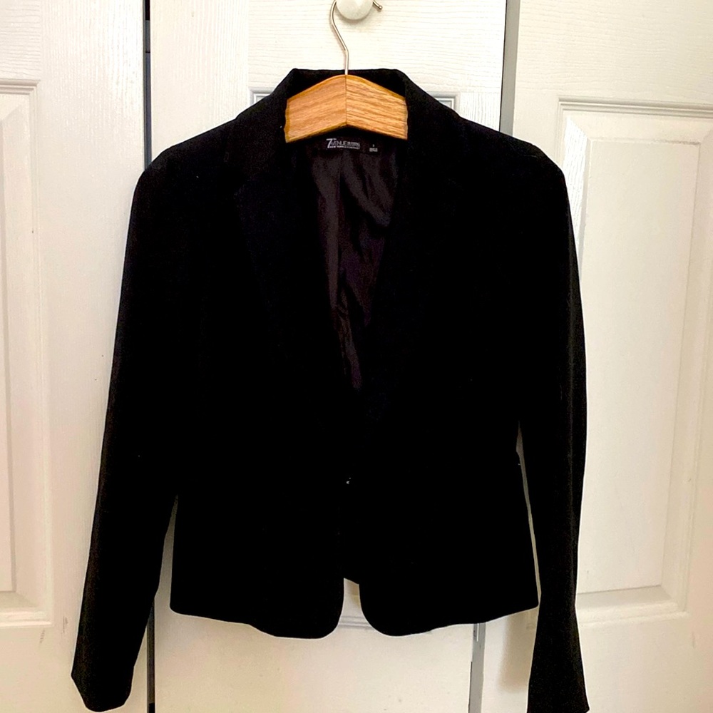 short black jacket